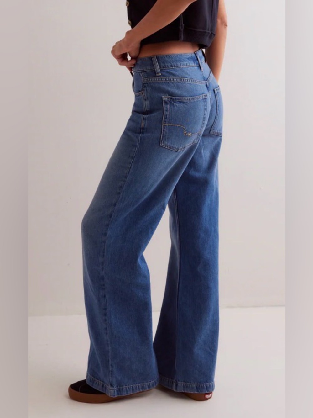 Free People We the Free Stride Jeans Straight ‘n wide - Picture 5 of 11